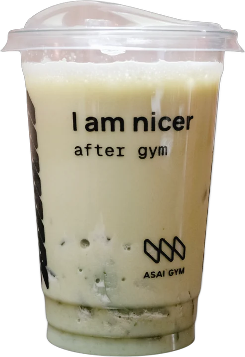 Zero Drama smoothie in an ASAI GYM cup